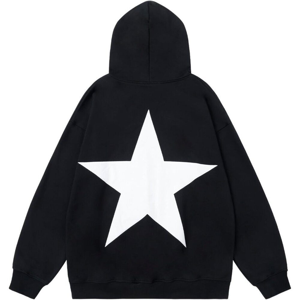 Eden Black Hoodies Y2k Oversized Graphic Hoodies Aesthetic Sweat shirt